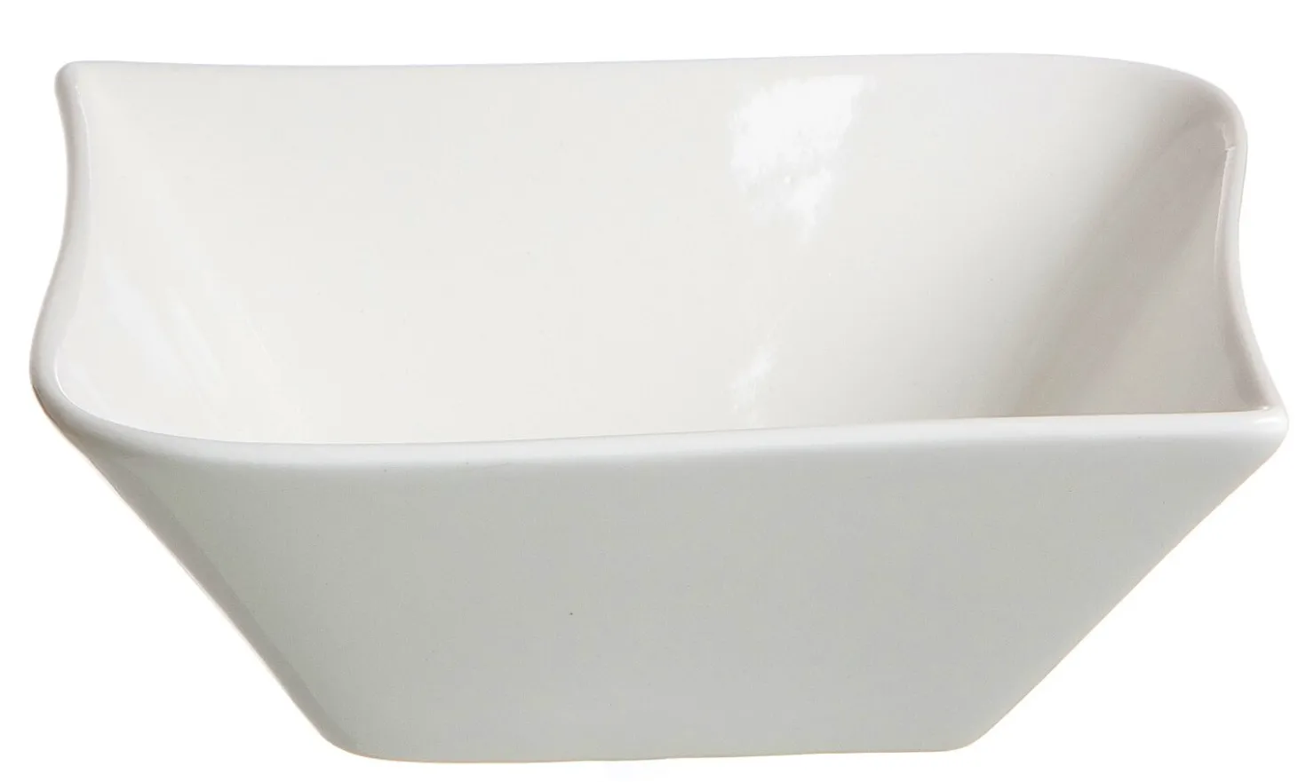 Beilagenschale Melodie | 14 x 14 x 5 cm | weiss