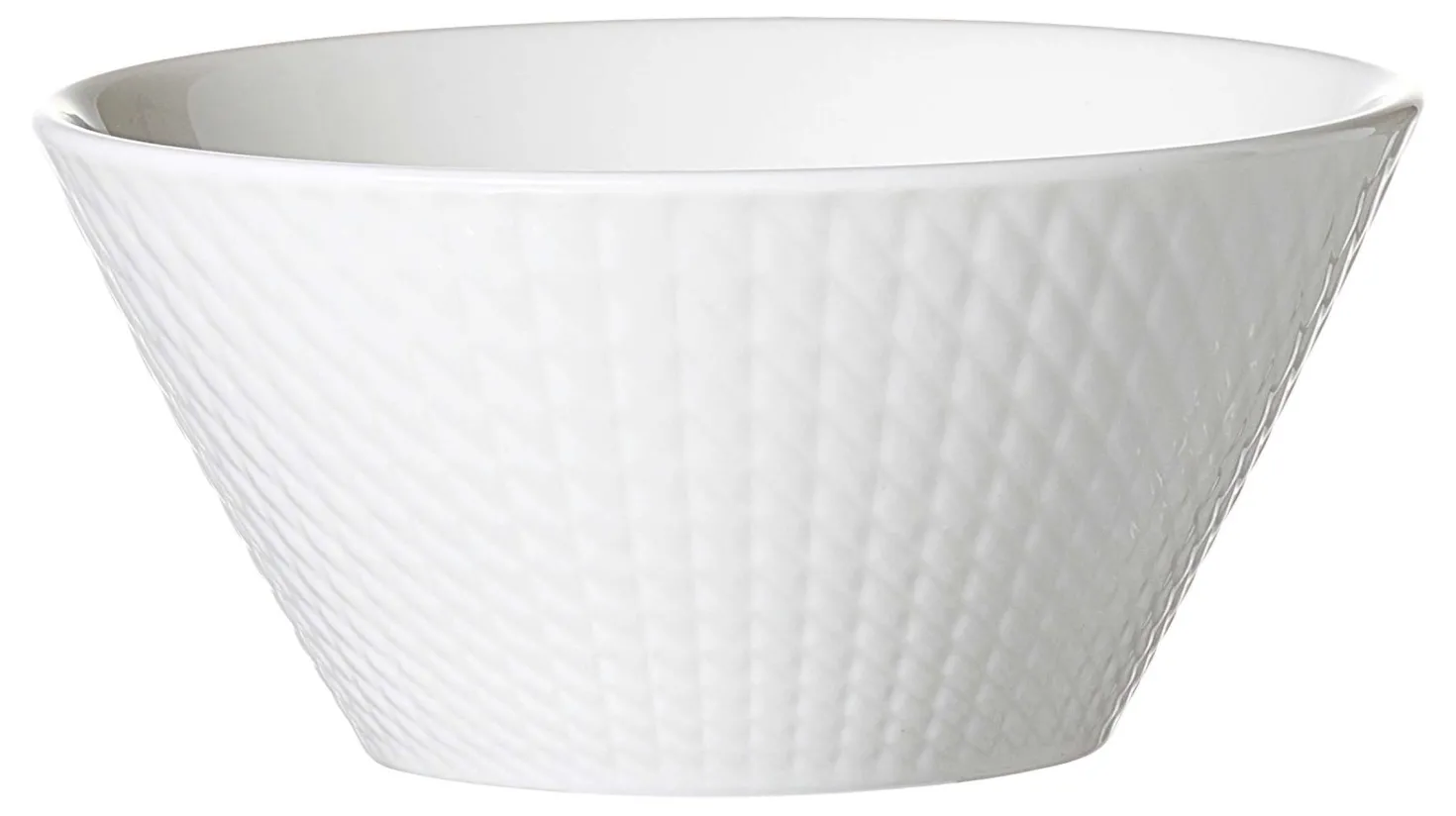 Beilagenschale Saphir | 13,5 x 13,5 x 5,5 cm | weiss