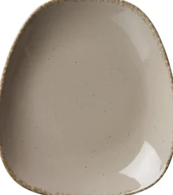 Beilagenteller Casa | 19 x 16,5 cm | grau | oval