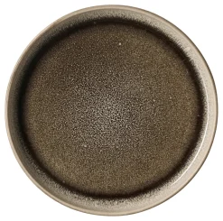 Beilagenteller flach Eda Umbra | 11,5 cm | braun