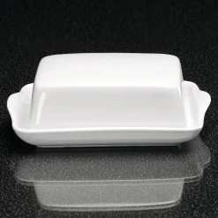 Butterdose Bianco | 16,5 x 12,5 x 5,5 cm | weiss