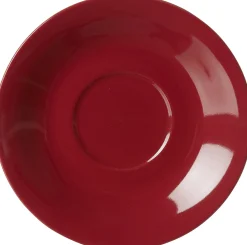 Cafe au Lait Untertasse Doppio | 17 cm | rot