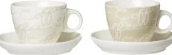 Cappuccino-Set Cornello | 4-teilig | 180 ml | creme