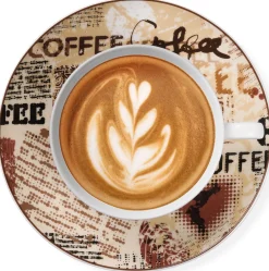 Cappuccino-Set Crema | 4-teilig | 220 ml | beige