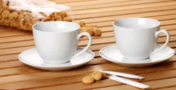 Cappuccinountertasse Bianco | 16 cm | weiss