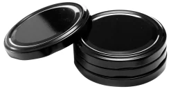 Deckel-Set Mara | 4-teilig | 82mm | schwarz