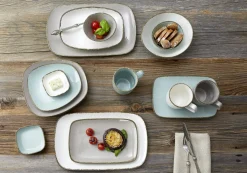 Dipschale Casa | 10 x 10 x 2 cm | grau