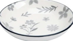 Dipschale Sendai Blume | 10,3 x 10,3 x 2,5 cm | grau