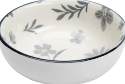 Dipschale Sendai Blume | 8 x 8 x 3 cm | grau