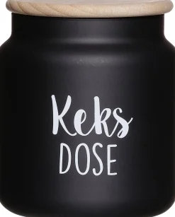 Dose Svart Keksdose | 1,1 Liter | schwarz