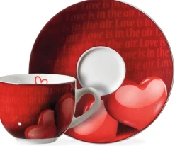 Espresso-Set Amore | 4-teilig | 90 ml | rot