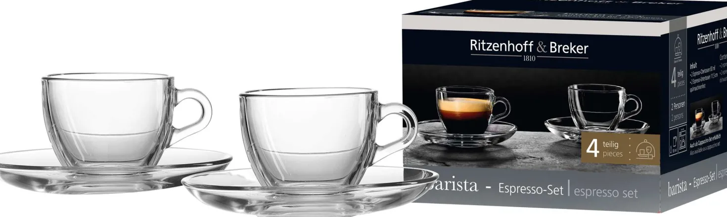 Espresso-Set Barista | 4-teilig | 80 ml