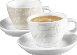 Espresso-Set Cornello | 4-teilig | 80 ml | creme