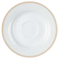 Espressountertasse Geo | 13 cm | weiss
