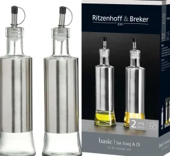 Essig + Ölflaschen-Set Basic | 2-teilig | 320 ml