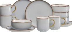 Frühstücksservice Portofino | 12-teilig | grau