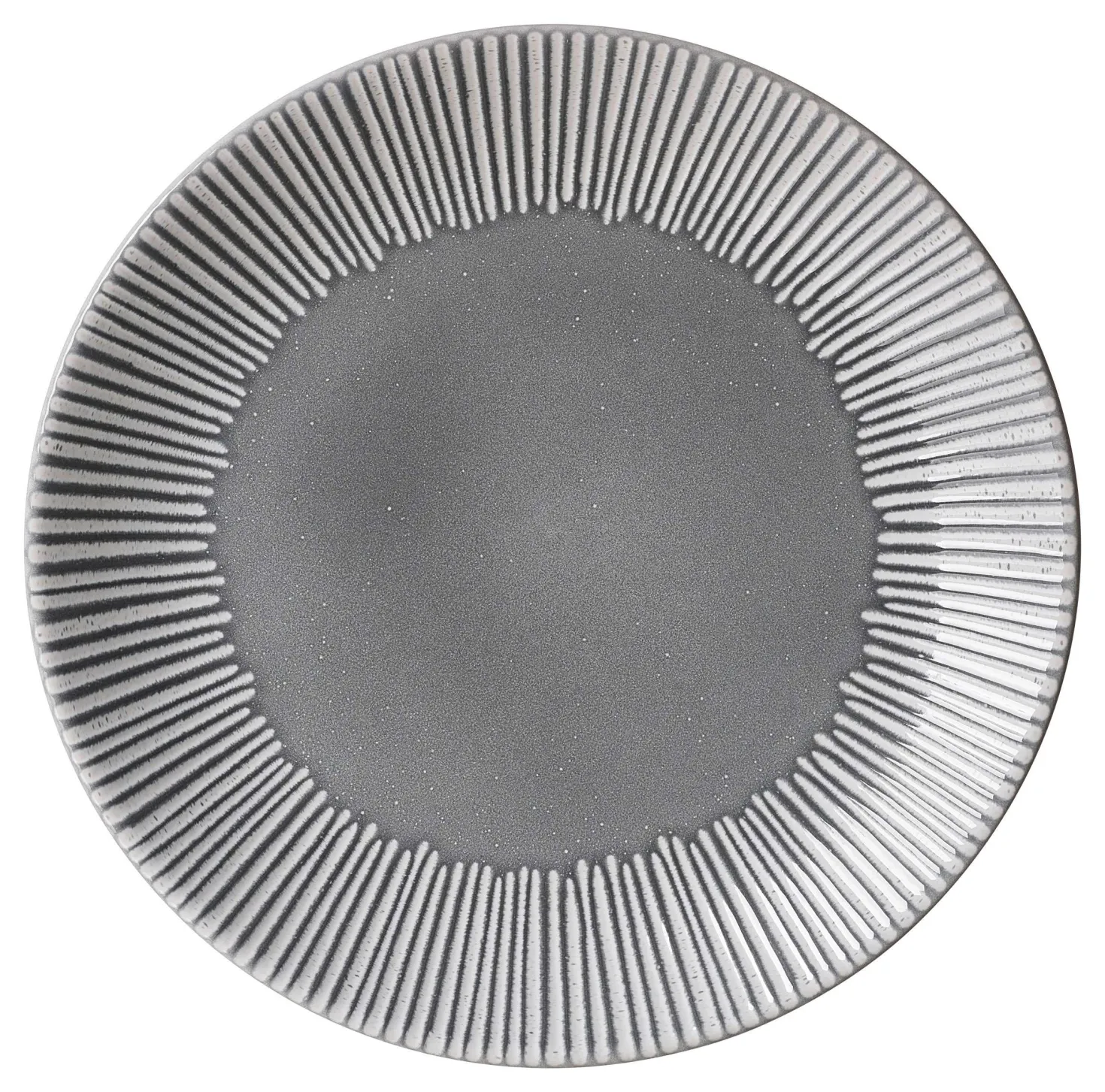 Frühstücksteller Banda | 21 cm | grau