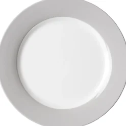 Frühstücksteller Doppio | 20,5 cm | grau