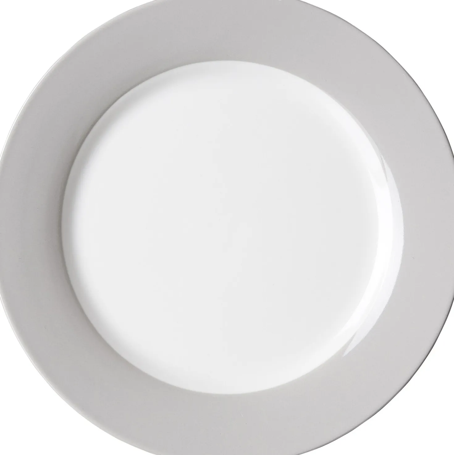 Frühstücksteller Doppio | 20,5 cm | grau