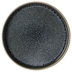 Frühstücksteller Eda Schiefer | 22 cm | grau