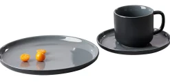 Frühstücksteller Jasper | 19 cm | schwarz