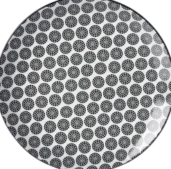 Frühstücksteller Takeo Circles | 21,5 cm | schwarz
