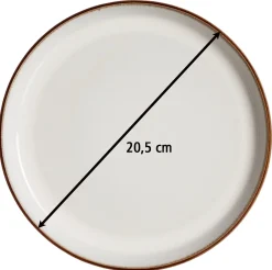 Frühstücksteller Visby | 20,5 cm | weiss