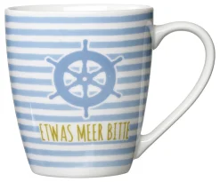 Kaffeebecher Ahoi Etwas Meer | 360 ml | weiss