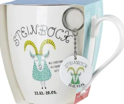 Kaffeebecher Astro Steinbock | 650 ml | mit Schlüsselanhänger