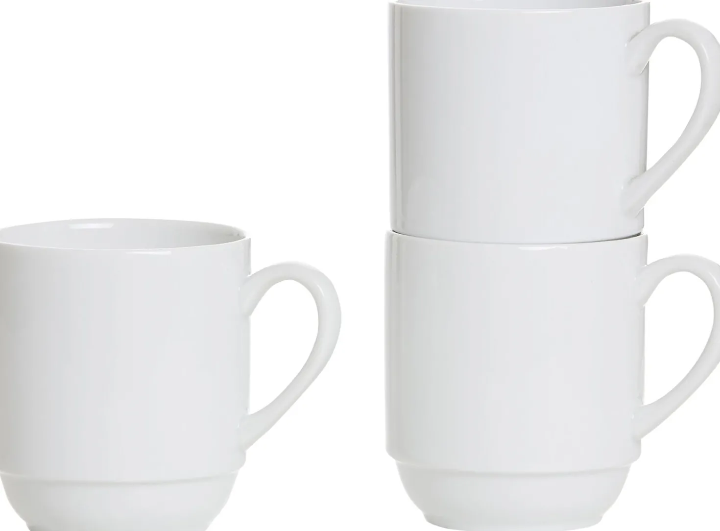 Kaffeebecher Basic | 300 ml | weiss | stapelbar