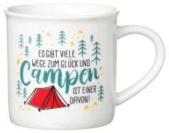 Kaffeebecher Camping Campen | 360 ml | weiss