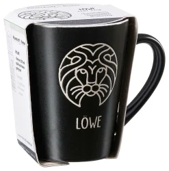Kaffeebecher Cosmic Löwe | 350 ml | schwarz