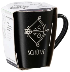 Kaffeebecher Cosmic Schütze | 350 ml | schwarz