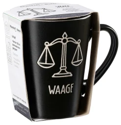 Kaffeebecher Cosmic Waage | 350 ml | schwarz