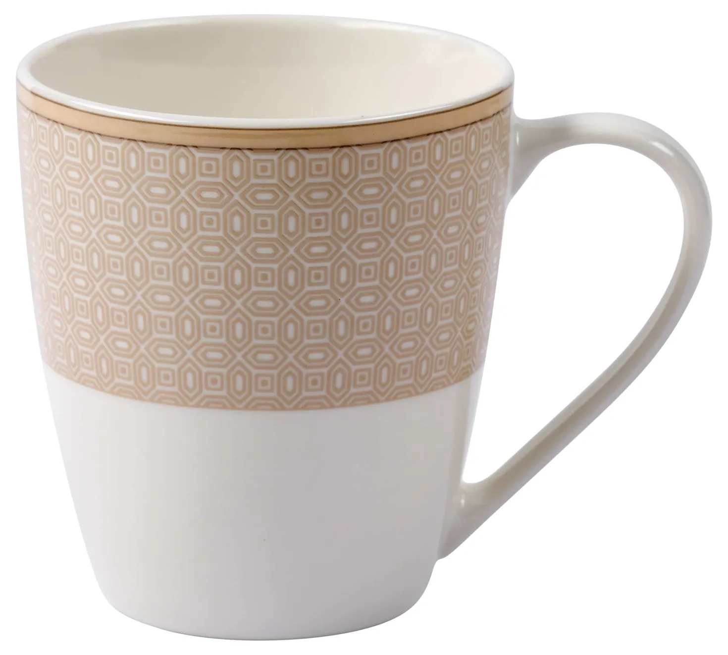 Kaffeebecher Geo | 350 ml | weiss