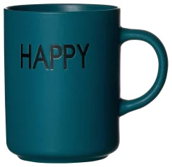 Kaffeebecher Happy | 390 ml | petrol