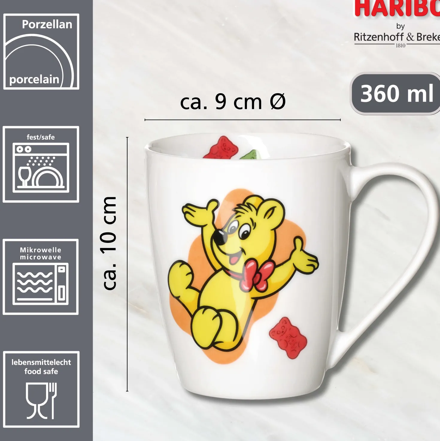 Kaffeebecher HARIBO Gold Bear | 360 ml