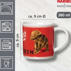 Kaffeebecher HARIBO Retro | Teddybären | 380 ml