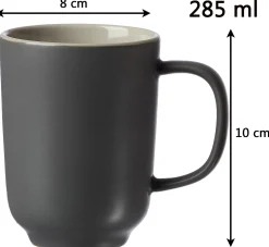 Kaffeebecher Jasper | 285 ml | grau