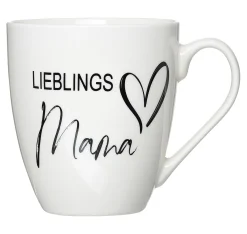 Kaffeebecher Lieblingsmama | 590 ml | weiss