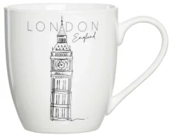 Kaffeebecher Travel London | 500 ml | weiss