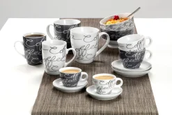 Kaffeebecher-Set Cornello | 2-teilig | 330 ml | grey