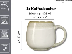Kaffeebecher-Set Hygge | 2-teilig | 475 ml