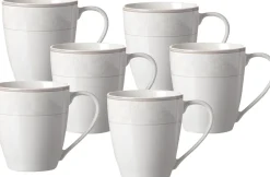 Kaffeebecher-Set Isabella | 6-teilig | 350 ml | beige