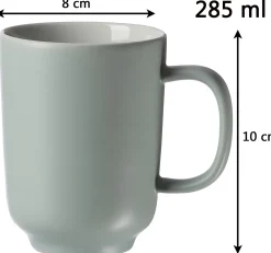 Kaffeebecher-Set Jasper | 4-teilig | 285 ml | mint