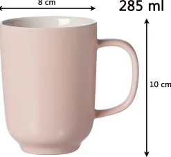 Kaffeebecher-Set Jasper | 4-teilig | 285 ml | rose