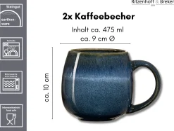 Kaffeebecher-Set Lagom | 2-teilig | 475 ml