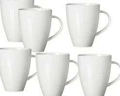 Kaffeebecher-Set Melodie | 6-teilig | 300 ml | weiss