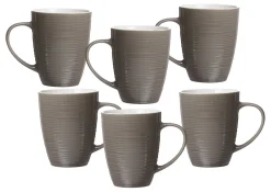 Kaffeebecher-Set Suomi | 6-teilig | 310 ml | taupe