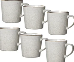 Kaffeebecher-Set Visby | 6-teilig | 400 ml | grau